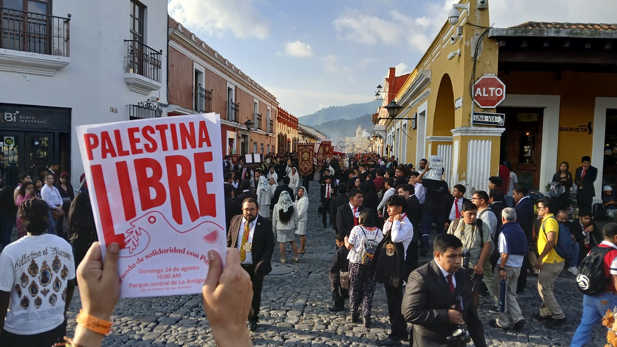 Antigua Guatemala se manifiesta…